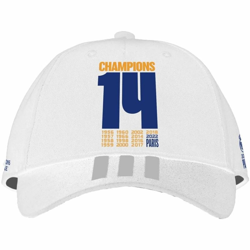 Casquette  de Sport Adidas Real Madrid UCL Champions Blanc (Taille unique)