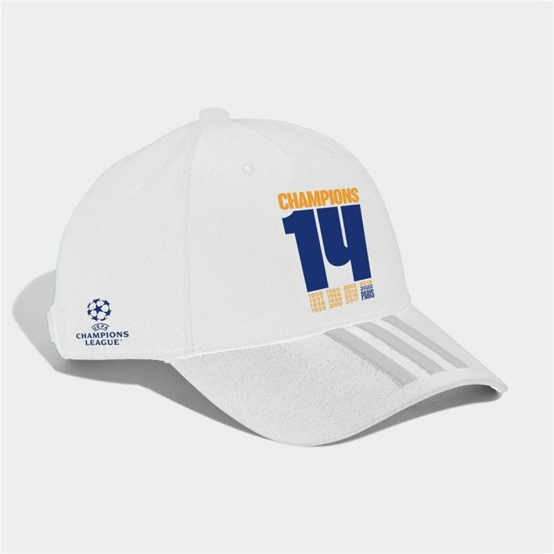 Casquette  de Sport Adidas Real Madrid UCL Champions Blanc (Taille unique)