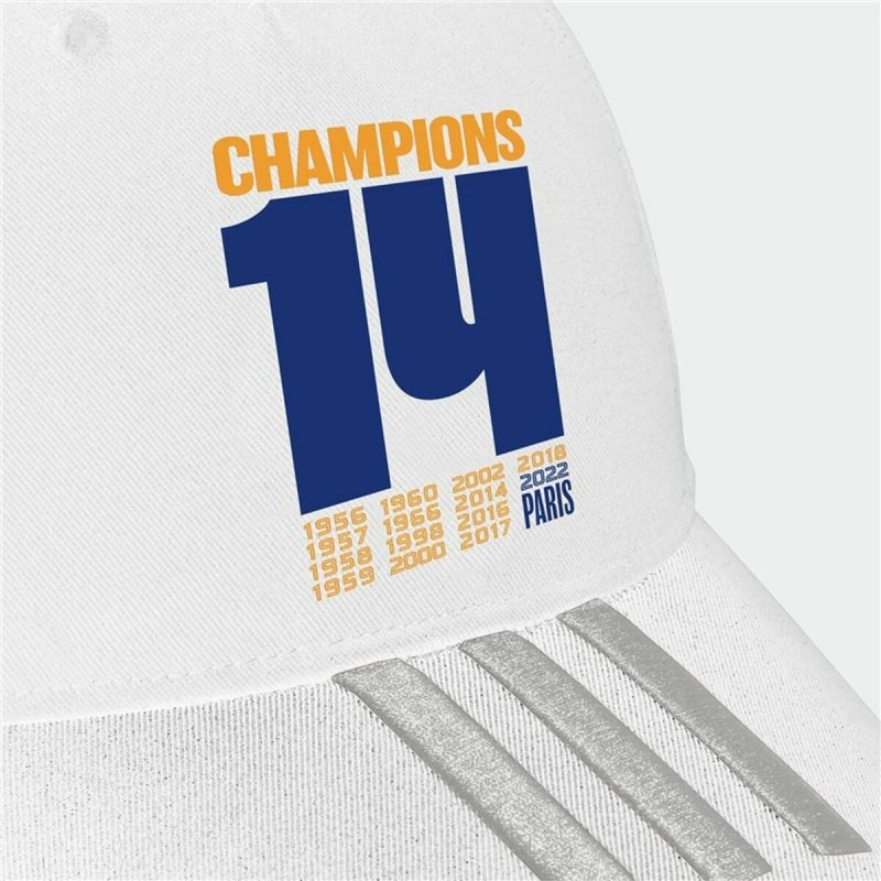 Casquette  de Sport Adidas Real Madrid UCL Champions Blanc (Taille unique)