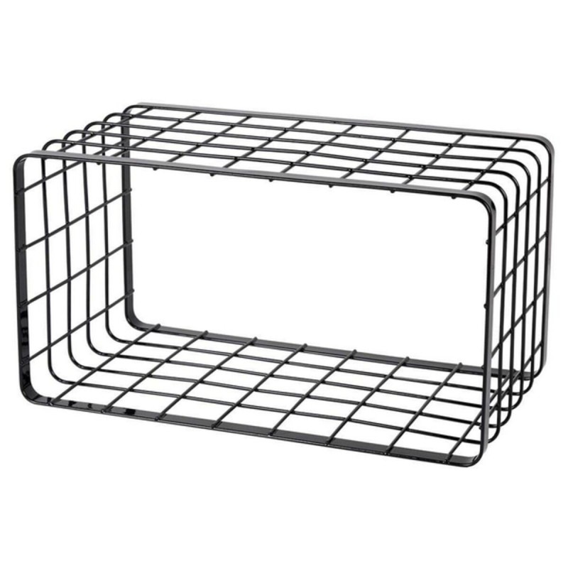 Support Inde Grille Noir 34 x 19 x 18 cm