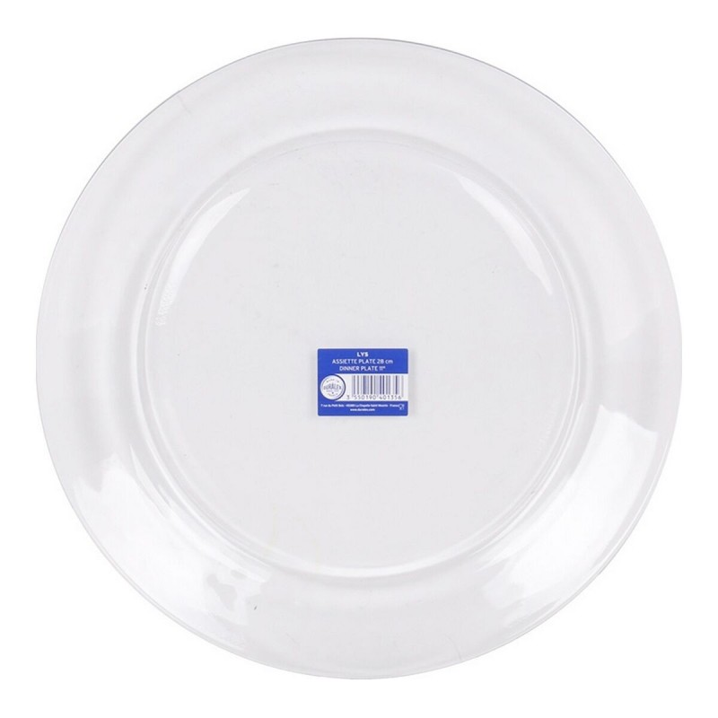 Assiette plate Duralex Lys Transparent Ø 28 x 28 x 2