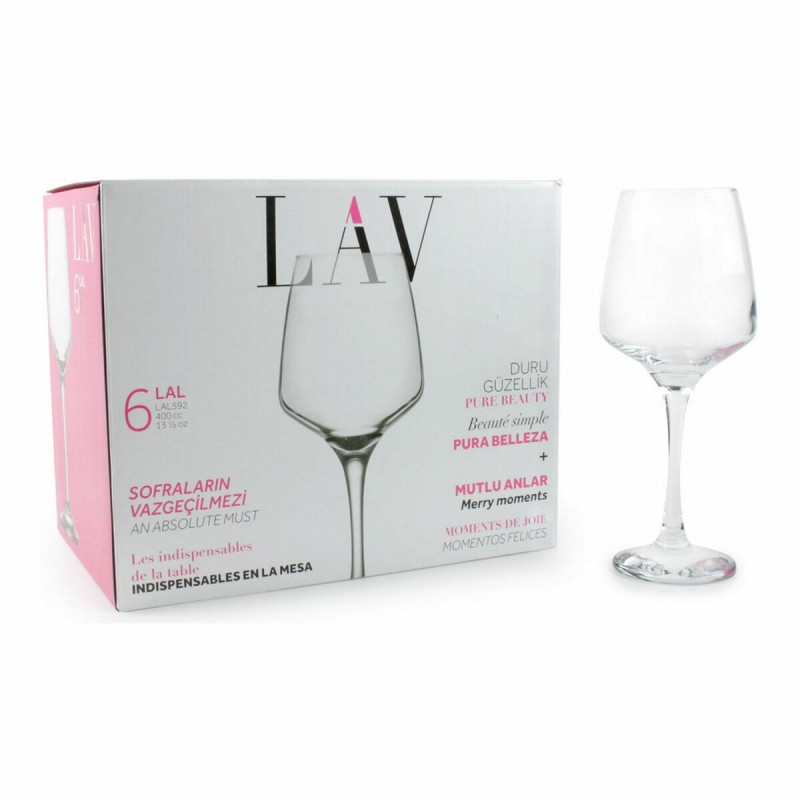 Set de Verres LAV LAL 400 cc (6 pcs)