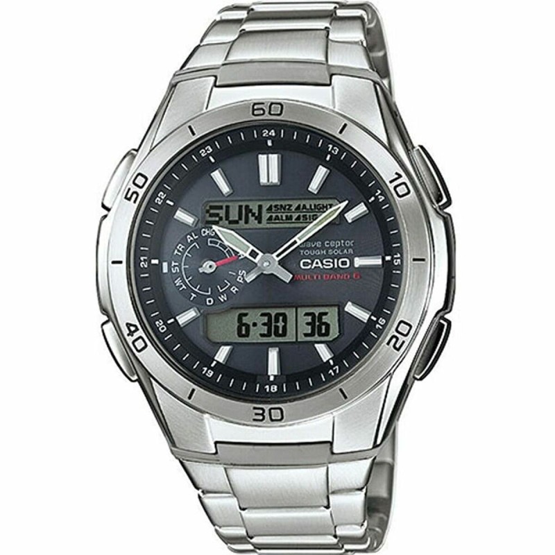 Montre Unisexe Casio WVA-M650D-1AER Noir Gris Argenté