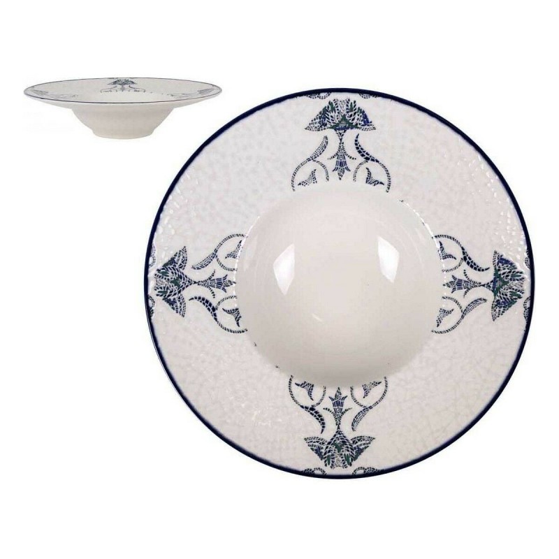 Assiette à pâtes La Mediterránea Rosetta Porcelaine Ø 28 cm