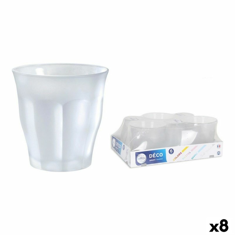 Set de Verres Duralex Picardie Verre 6 Pièces 250 ml (8 Unités)