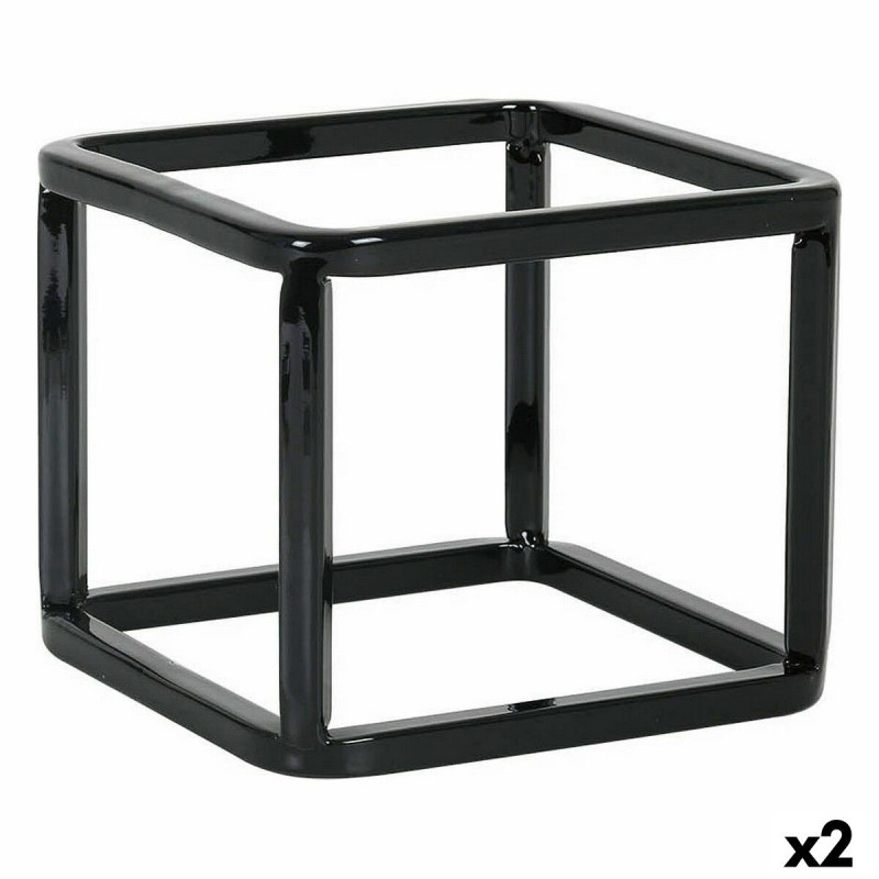 Support Inde Panier Multi-usages Métal 12 x 12 x 10 cm (2 Unités)