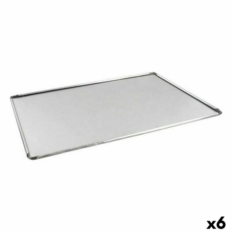 Plateau pour Four VR Argenté Aluminium Rectangulaire 40 x 28 x 0