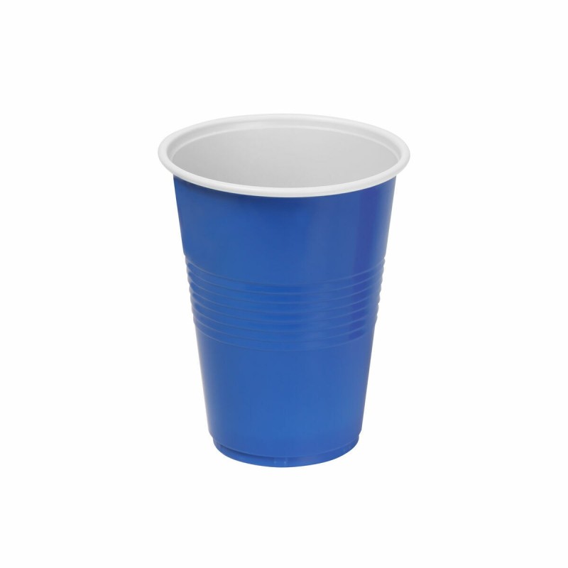 Lot de verres réutilisables Algon Bleu 24 Unités 250 ml (25 Pièces)