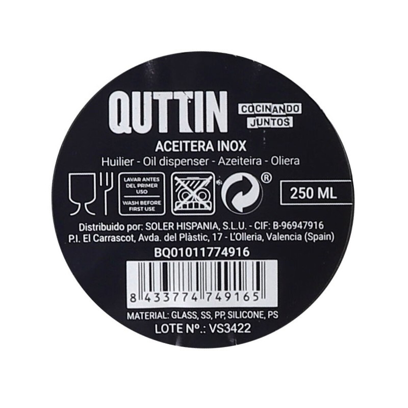 Huilier Quttin 250 ml (16 Unités)