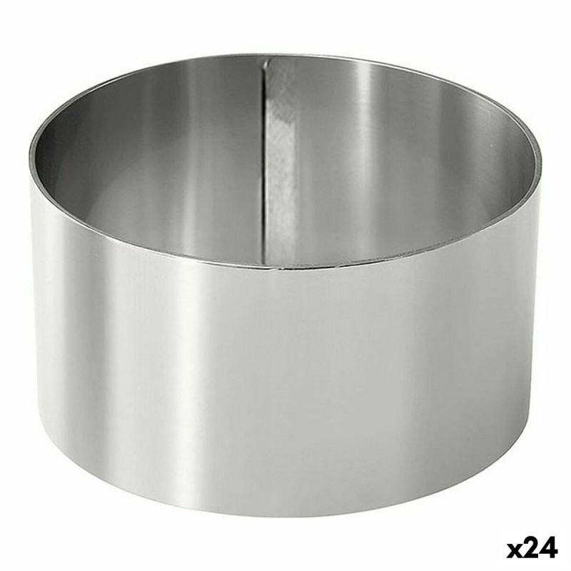 Moule de placage Argenté Acier inoxydable 10 cm 0