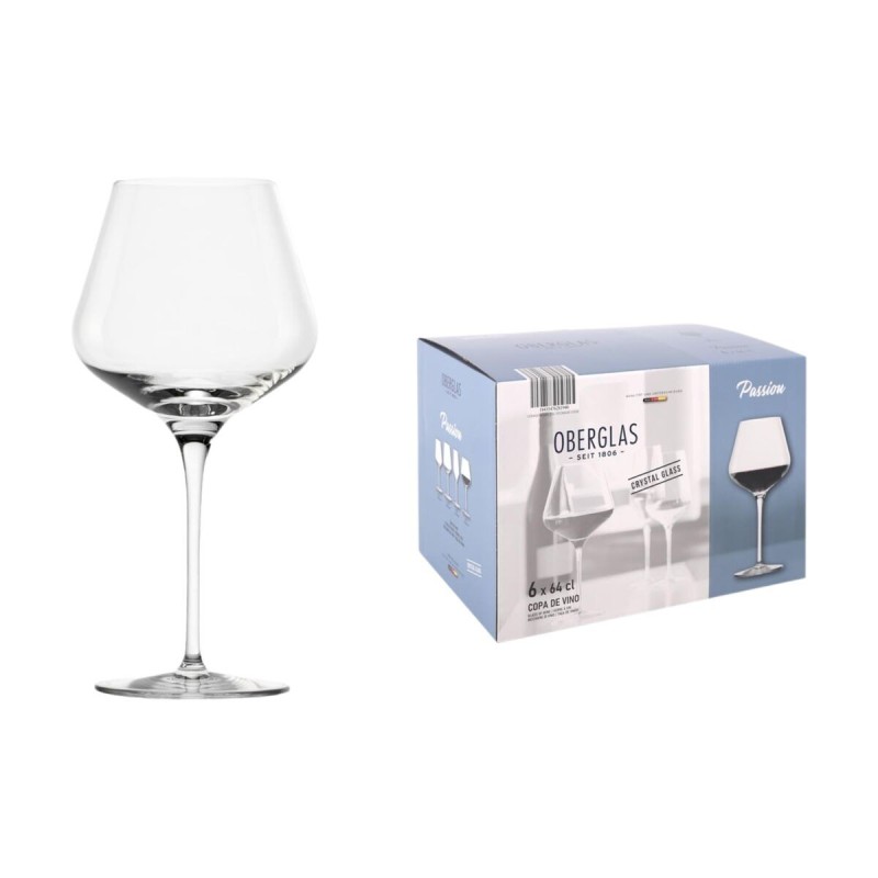 Set de verres à vin Inde Passion 640 ml 6 Pièces