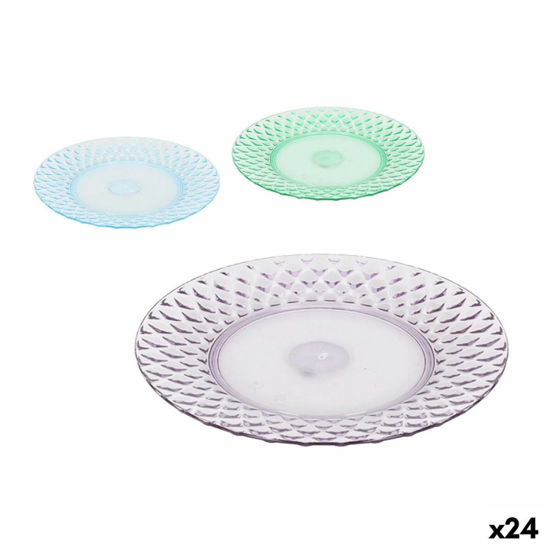 Assiette plate La Mediterránea Plastique 25 x 25 x 2