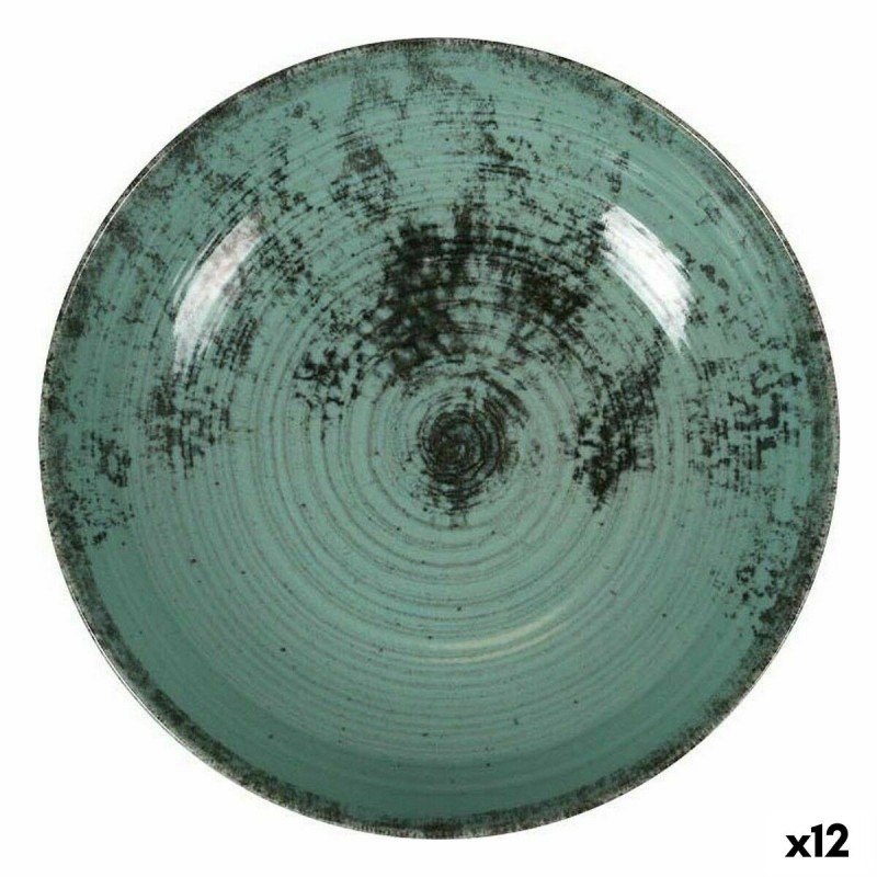 Assiette creuse La Mediterránea Aspe Turquoise Ø 22