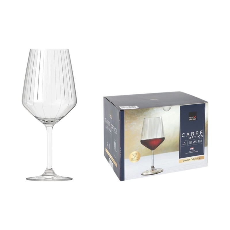 Set de verres à vin Inde Carre optics ø 9