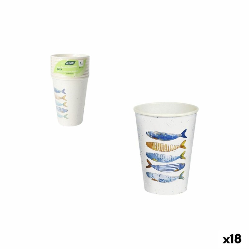 Set de Verres Inde 330 ml 8 Pièces (18 Unités)