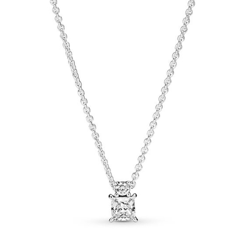 Pendentif Femme Pandora ROUND & SQUARE