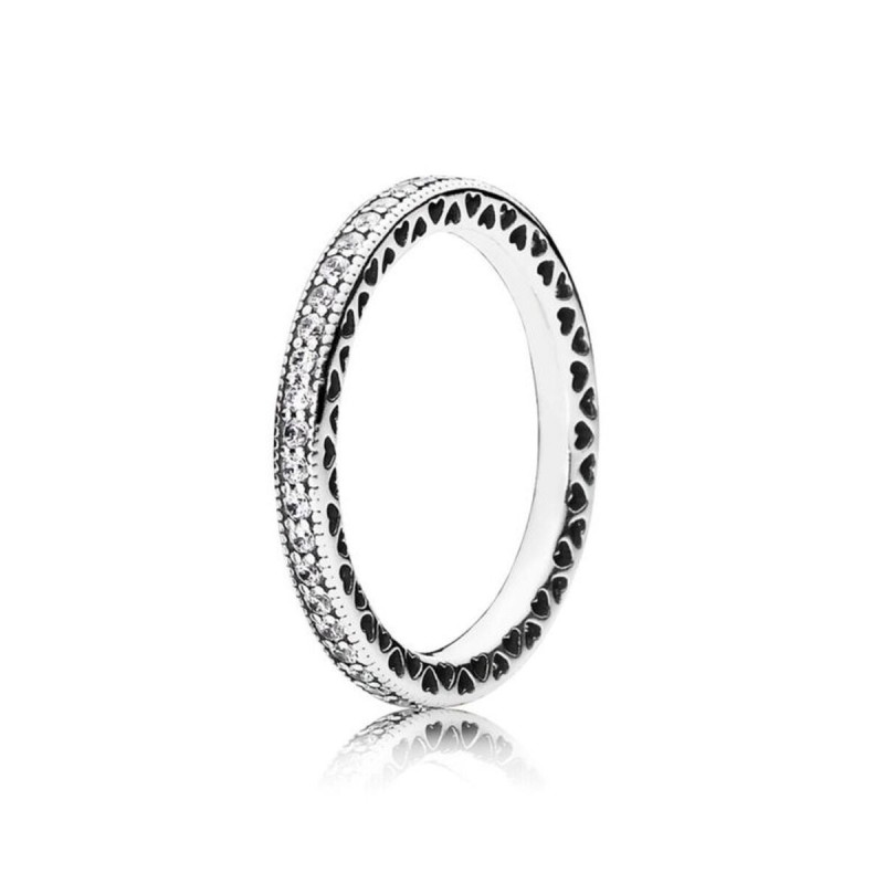 Bague Femme Pandora SPARKLE & HEARTS - RING - SIZE 50