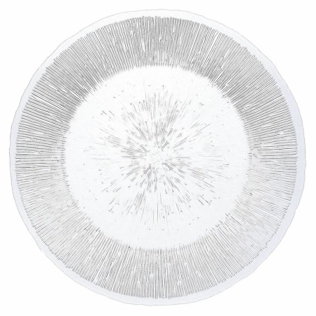 Assiette plate Quid Lonja Transparent verre (Ø 32