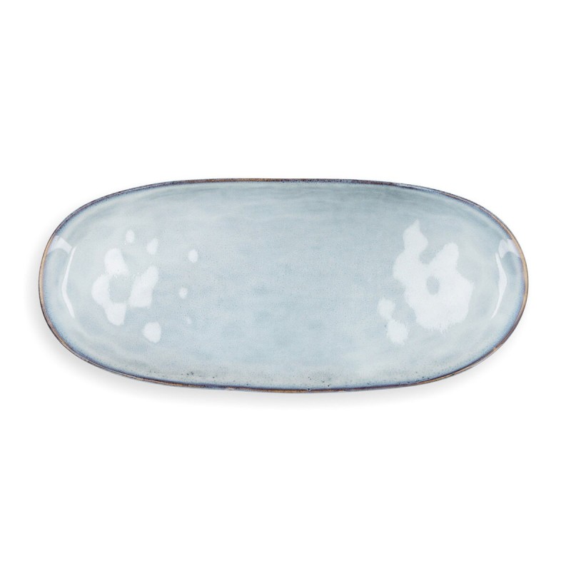 Plat à Gratin Quid Boreal Bleu Céramique 36 x 16 cm (2 Unités) (Pack 2x)