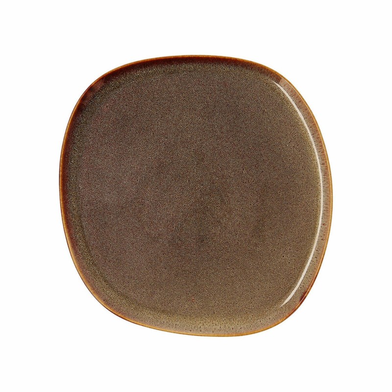 Assiette plate Bidasoa Ikonic Céramique Marron (26