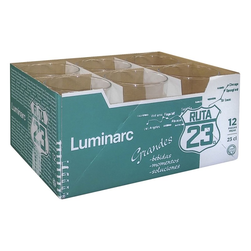 Verre Luminarc Ruta 23 Transparent verre (230 ml) (12 Unités)