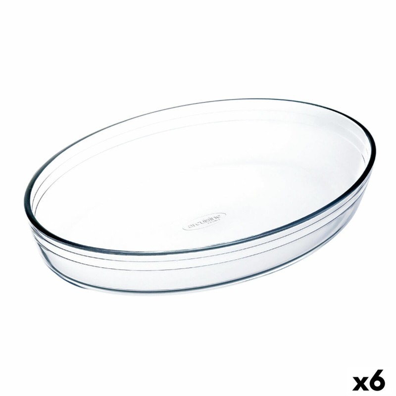 Plat de Four Ô Cuisine Ocuisine Vidrio Transparent verre Ovale 26