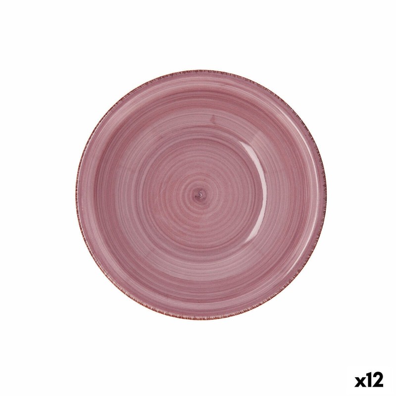 Assiette creuse Quid Vita Peoni Céramique Rose Ø 21