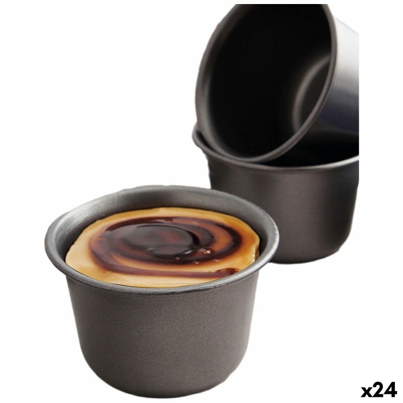 Moule à flan Quid Sweet Grey Noir Métal 9