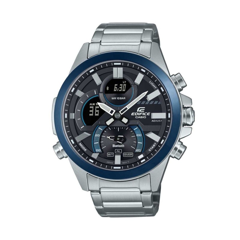 Montre Homme Casio ECB-30DB-1A9EF Noir Argenté