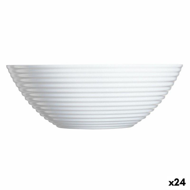 Bol Luminarc Harena Blanc verre 16 cm Polyvalents (24 Unités)