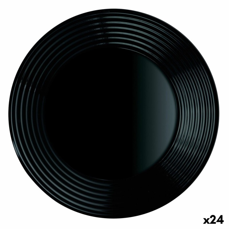 Assiette creuse Luminarc Harena Noir verre (Ø 23