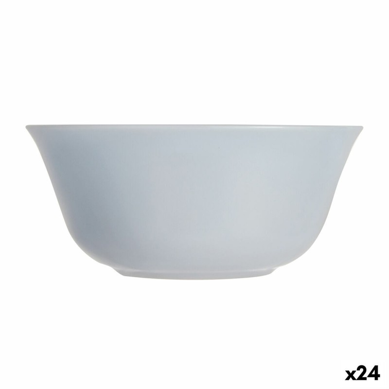 Bol Luminarc Carine Granit Gris verre 12 cm Polyvalents (24 Unités)