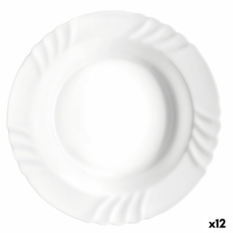 Plat à Gratin Bormioli Rocco Ebro Rond verre (Ø 32 cm) (12 Unités)