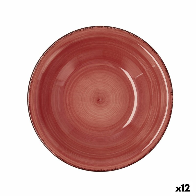 Assiette creuse Quid Vita Céramique Rouge (ø 21