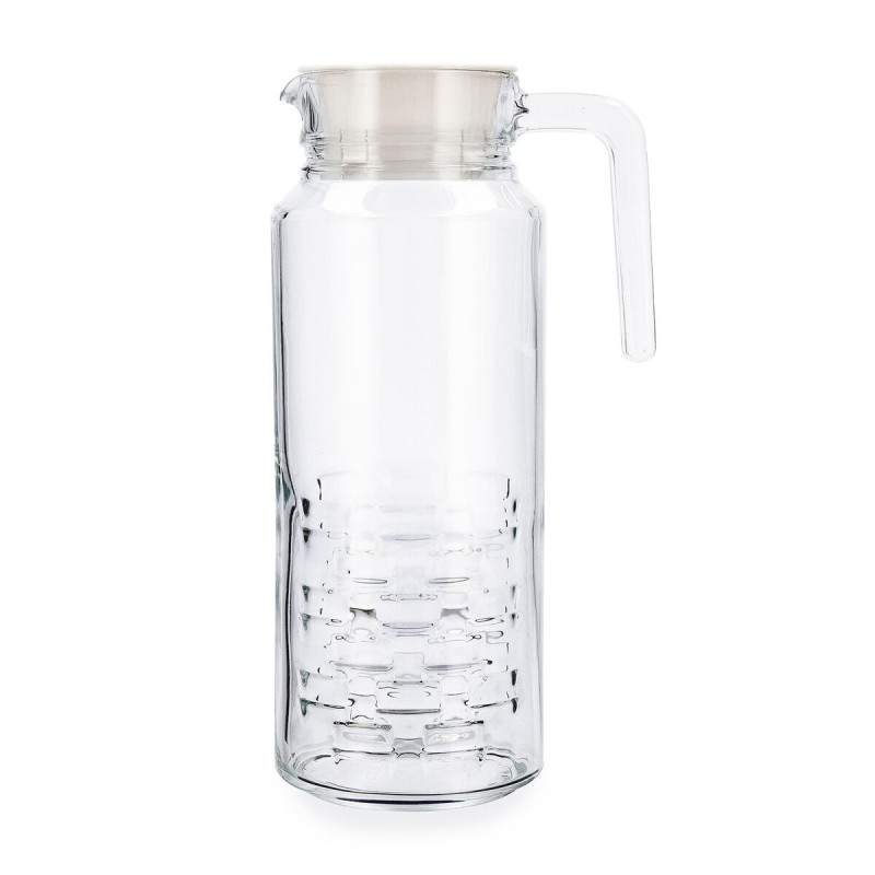 Carafe avec Couvercle et Doseur Luminarc Cheqs Transparent verre 1