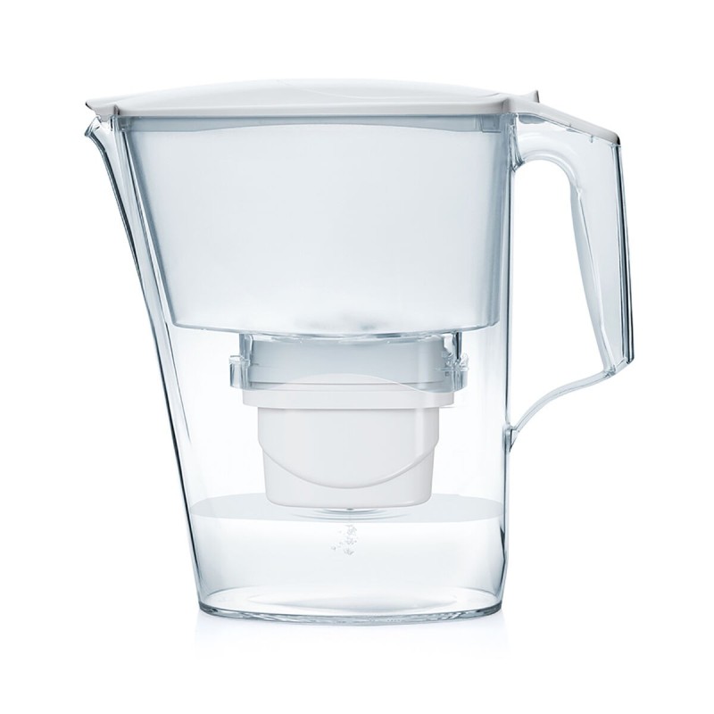 Carafe Filtrante Aqua Optima Liscia Evolve Blanc Plastique 2