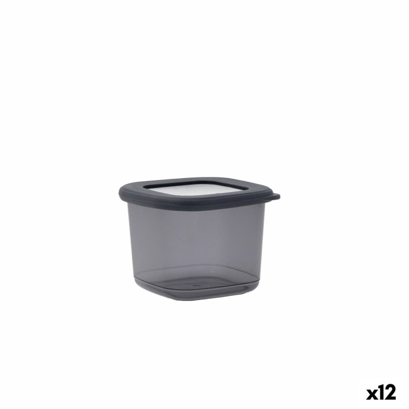 Boîte Quid City Avec couvercle 550 ml Gris Plastique (12 Unités)