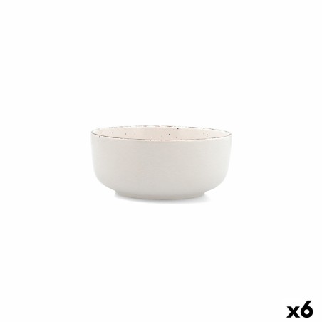 Bol Quid Duna Beige Céramique 15 x 15 cm (6 Unités)