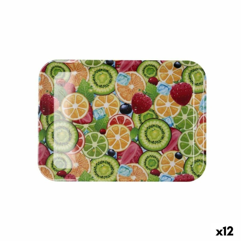 Plateau de petit déjeuner Quid Habitat Multicouleur Plastique 28 x 20 x 1