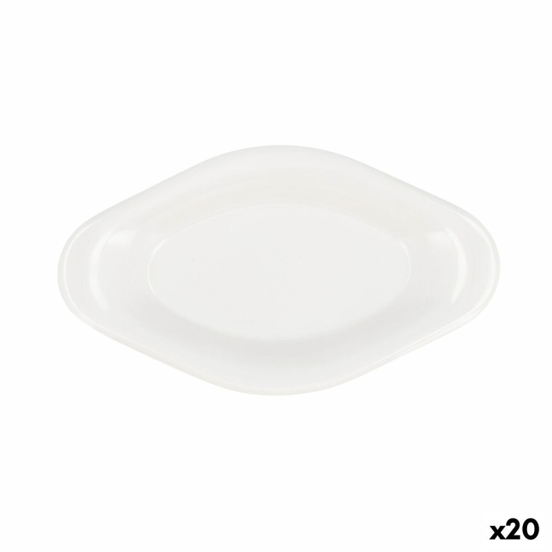 Plateau apéritif Quid Select Blanc Plastique 17 x 9