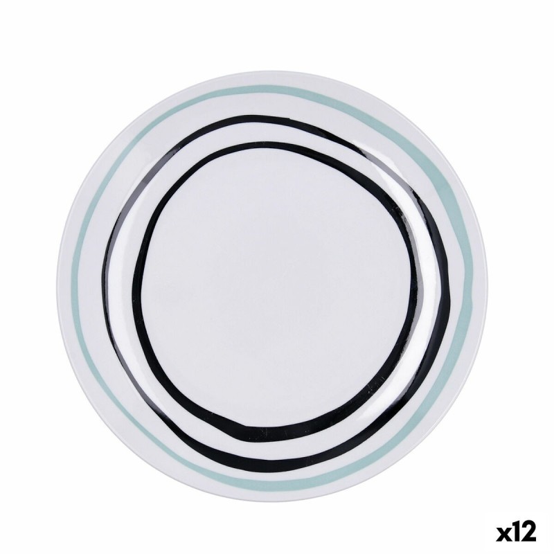 Assiette plate Bidasoa Zigzag Multicouleur Céramique Ø 26