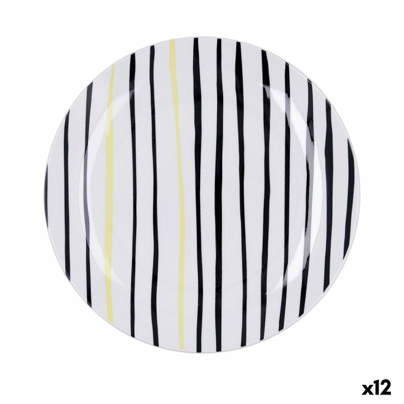 Assiette plate Bidasoa Zigzag Multicouleur Céramique Ø 26