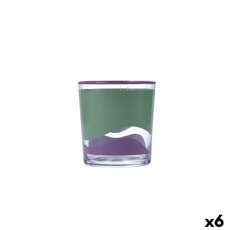 Verre Quid Kaleido Multicouleur verre Abstrait 380 ml (6 Unités)