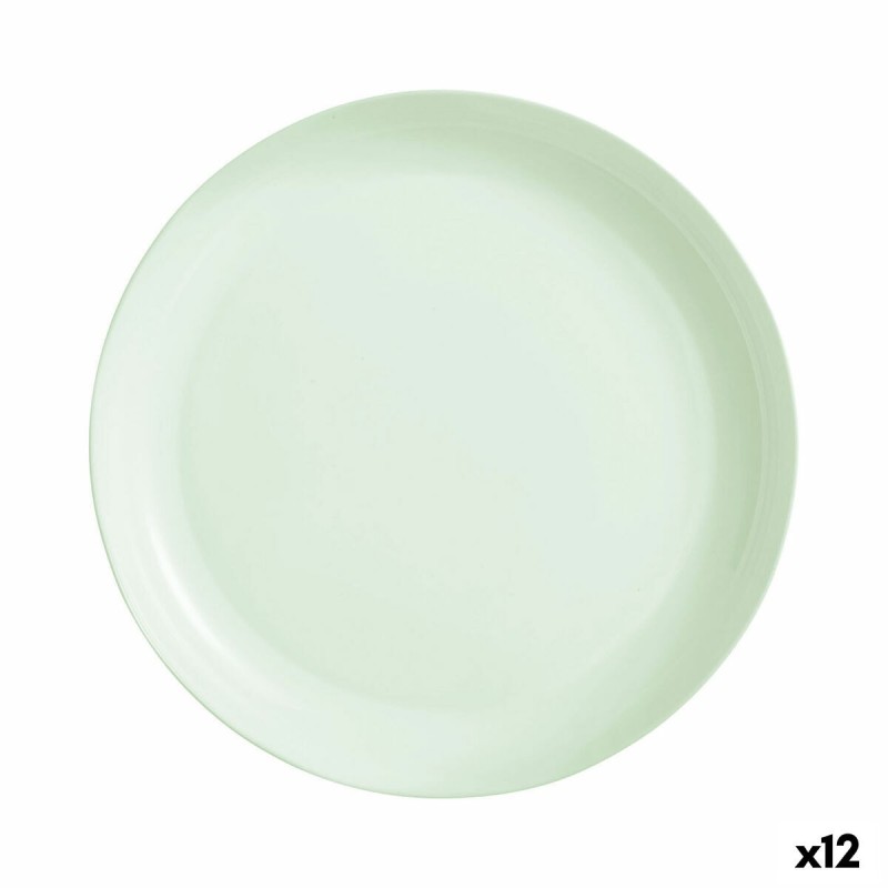 Assiette creuse Luminarc Diwali Paradise Vert verre 29 cm (12 Unités)