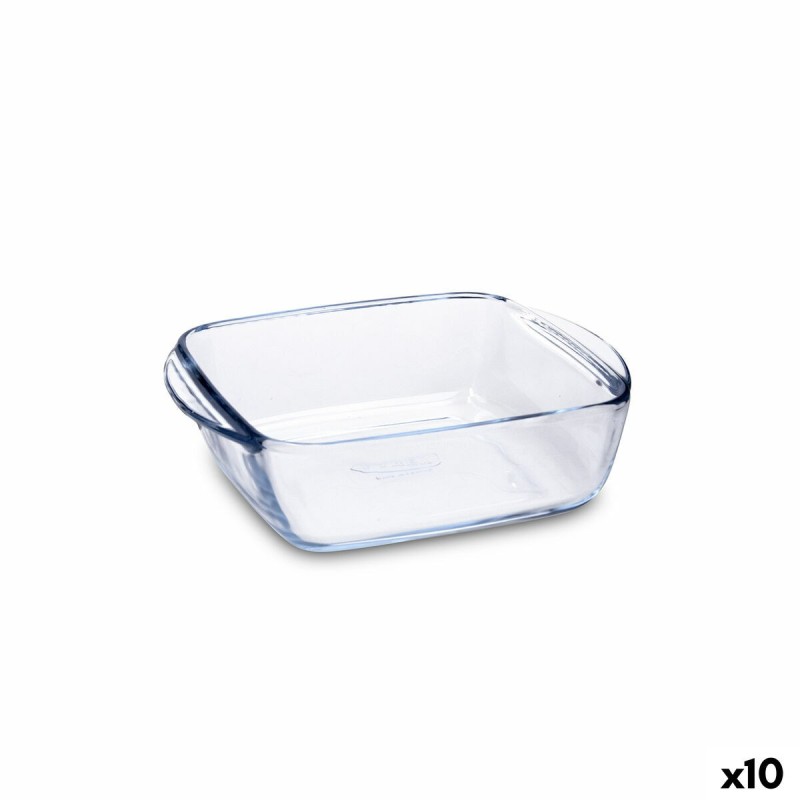 Plat à Gratin Pyrex Airfryer Transparent verre 1 L 20 x 17 cm (10 Unités)