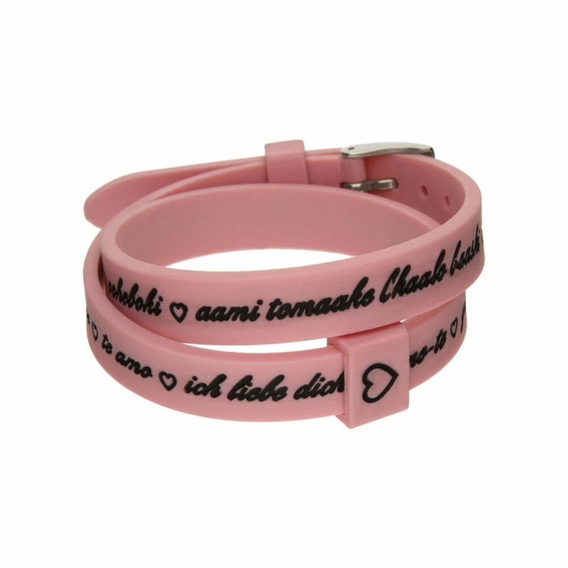 Bracelet Femme il mezzometro I LOVE YOU SILVER - BRACCIALE IN SILICONE/SILICONE BRACELET