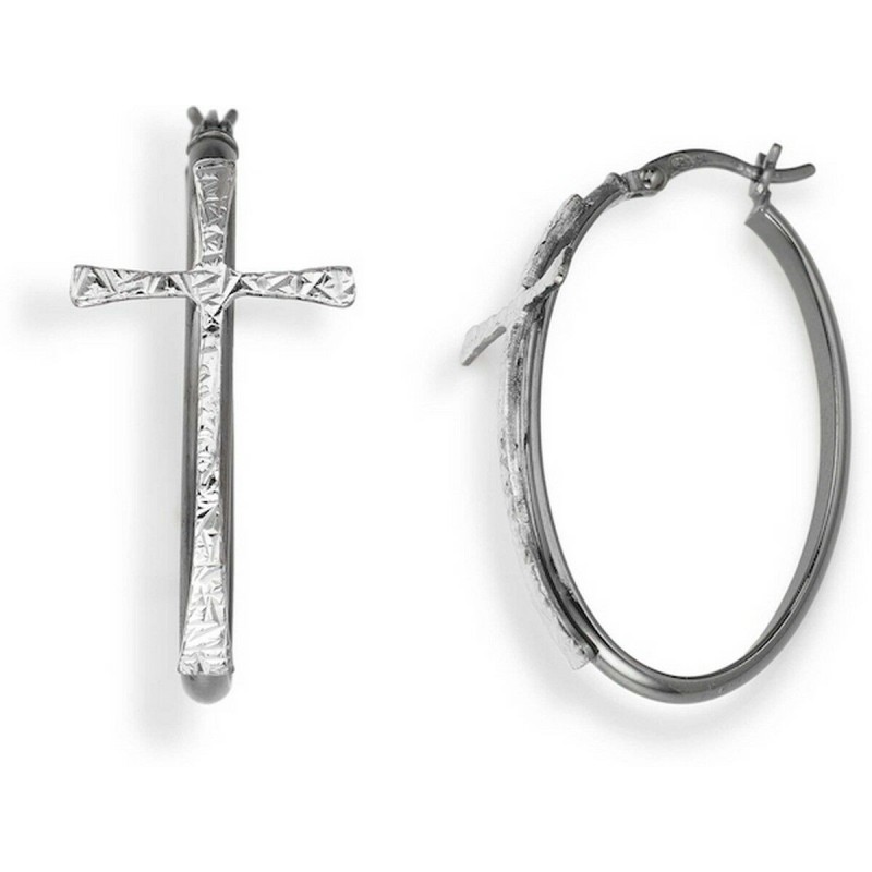 Boucles d´oreilles Femme Amen CERCHIO E CROCE BLACK