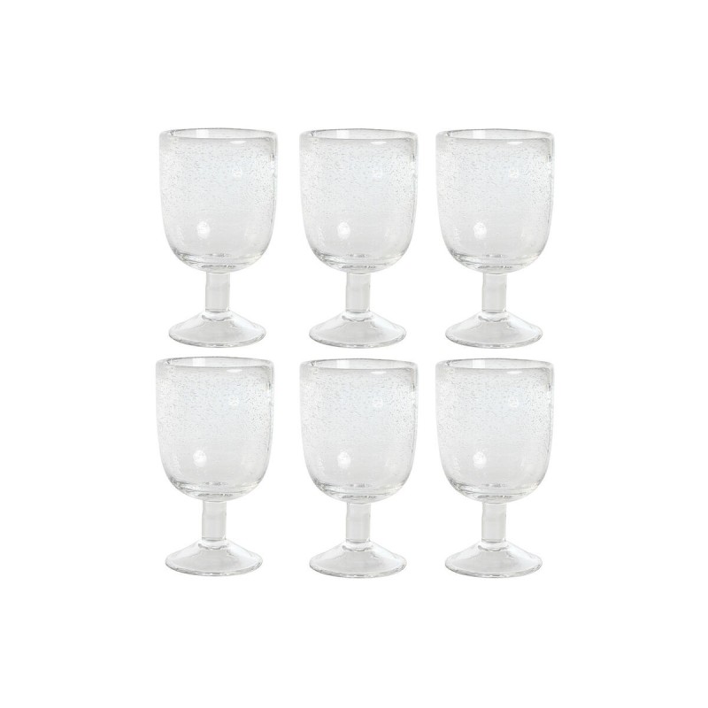 Set de Verres Home ESPRIT Transparent Verre 300 ml 8 x 8 x 14 cm (6 Unités)