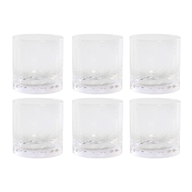 Set de Verres Home ESPRIT Transparent Verre Avec relief (6 Unités)