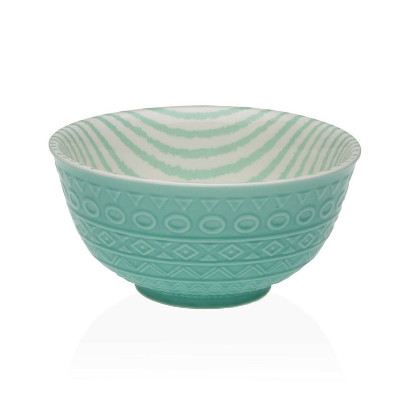 Bol pour Apéritifs Versa Turquoise Céramique Porcelaine 16 x 7